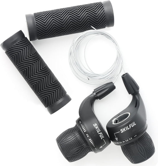 Bicycle 21 - Speed Twist Shifter Set - Bicycle Shifters - SHP - 21 - SPD - STS eBike Super Shop