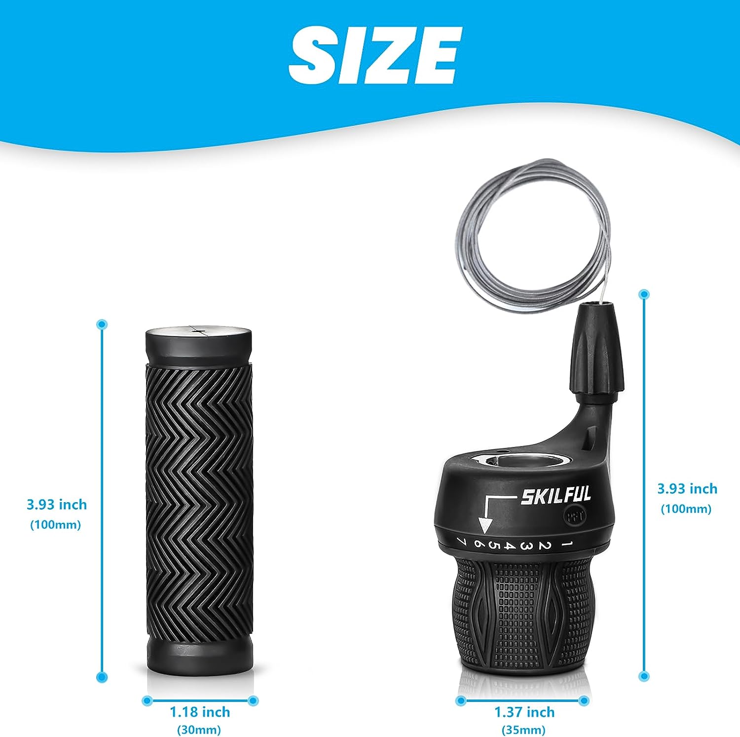 Bicycle 21-Speed Twist Shifter Set | eBike Super Shop