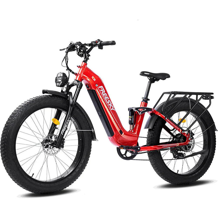 Big Bear eBikes FREESKY Wildcat Pro A - 340 1000 w Ready to Ride Step Thru Ebike 4 Electric Fat Tire Mountain eBike - Mountain eBike - eBike Super Shop