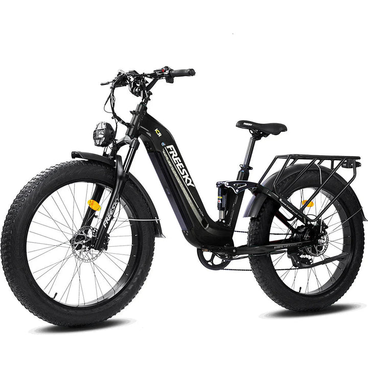 Big Bear eBikes FREESKY Wildcat Pro A - 340 1000 w Ready to Ride Step Thru Ebike 4 Electric Fat Tire Mountain eBike - Mountain eBike - eBike Super Shop