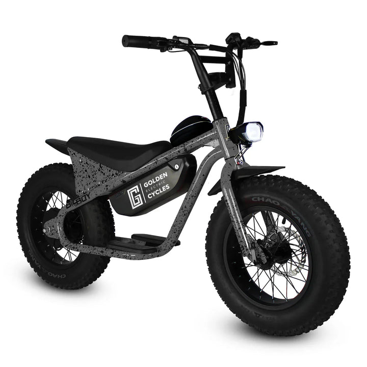 Big Bear eBikes GOLDEN CYCLE Big Boy 350w Ready to Ride Micro Ebike 16x4 Electric Mini Fat Tire eBike - Mini eBike - eBike Super Shop