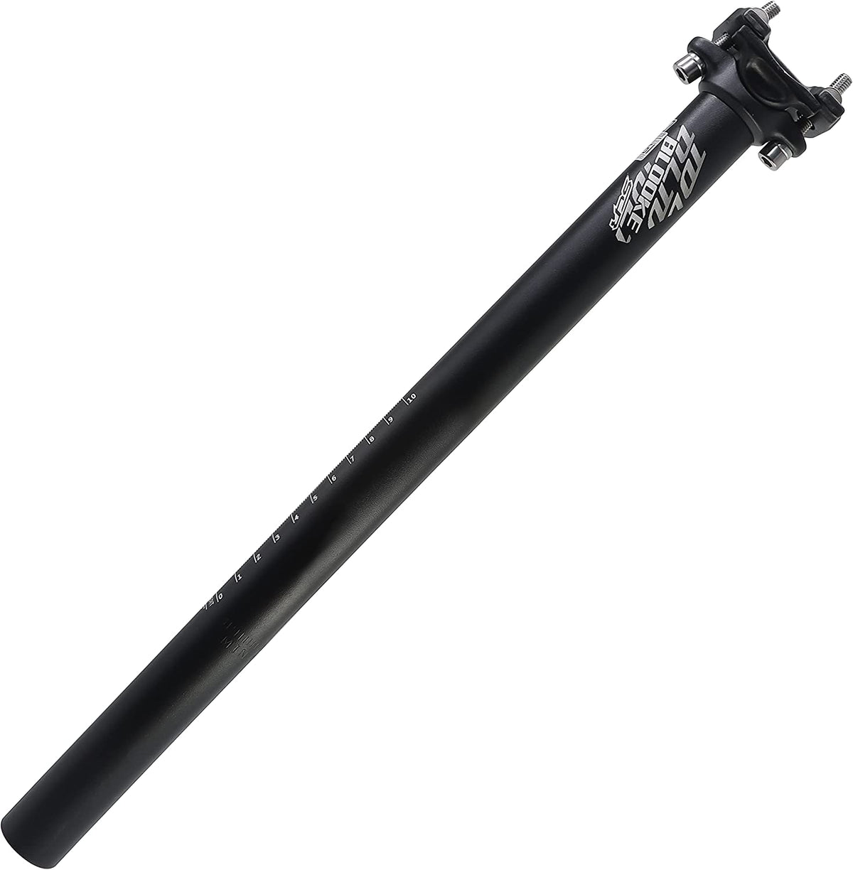 Bike Seat Post Alumium Alloy Adjustable 25.4/27.2 x 400mm - Bicycle Seatposts - SHP - SP272400BLK eBike Super Shop