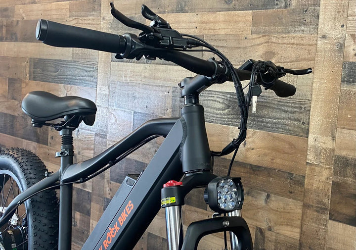 island mountainbike BlackRock Island Warrior Electric Bike 750W – Fat Tire Mountain Ebike