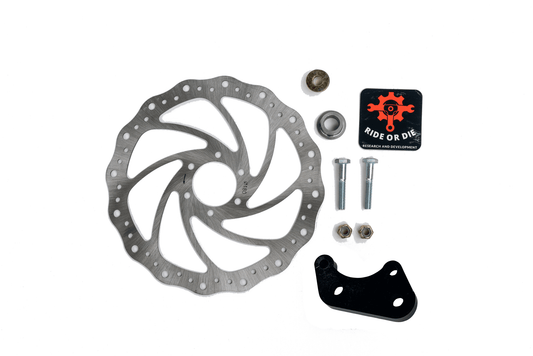 Brake Adapter Kit for Stock Brakes to RnD Forks - Adapter Plate - StkKtV2 eBike Super Shop