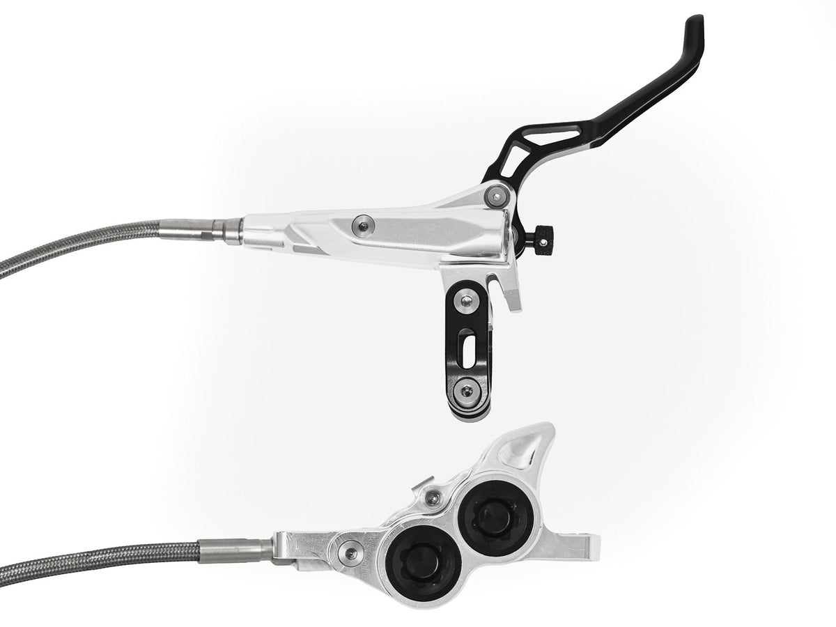 Silver Stomp Ebox Megalith Performance Brake Kit, complete brake set displayed on a white background