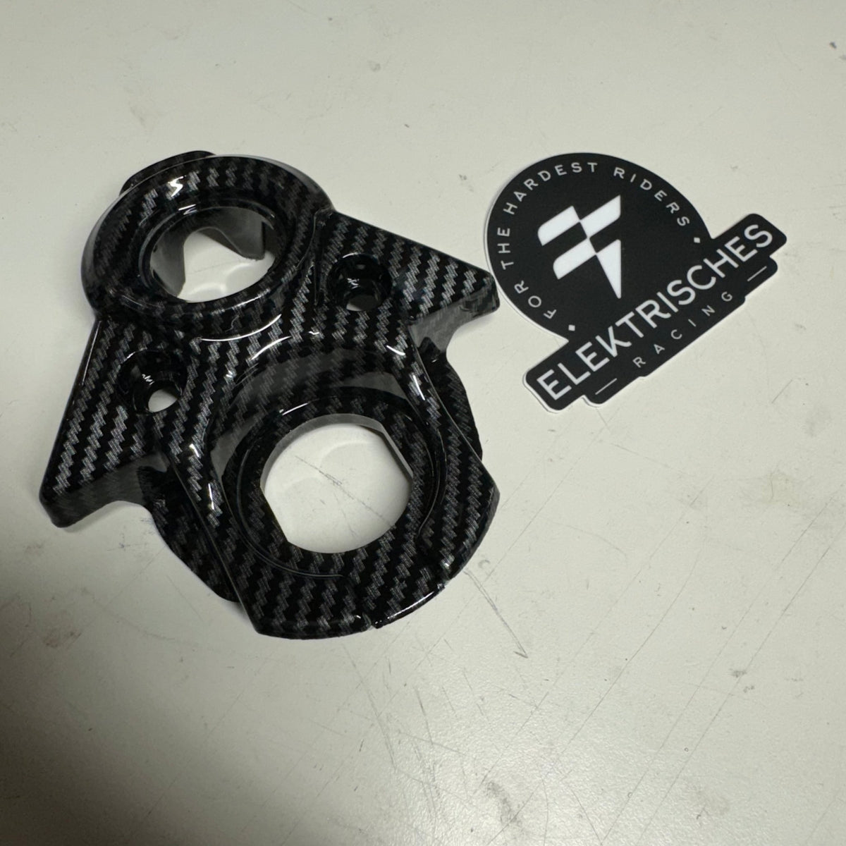 Carbon Fiber Style Ignition Cover - sku - 46908902277398 eBike Super Shop