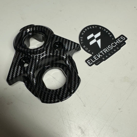 Carbon Fiber Style Ignition Cover - sku - 46908902277398 eBike Super Shop