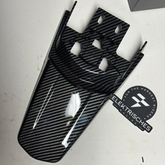 Carbon Fiber Style Rear Surron Fender - NEW - sku - 46140397814038 eBike Super Shop