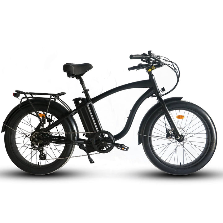 Coastal Cruiser 52V 24 Over 750W Step Over Ebike 24x3 Fat Tire Fat Tire Cruiser - Fat Tire Cruiser eBike - eBike Super Shop