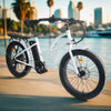 Coastal Cruiser 52v 24 Thru 750W Step Thru Ebike 24x3 Fat Tire Fat Tire Cruiser - Fat Tire eBike - COAST|FATT|WHITE|0003 eBike Super Shop