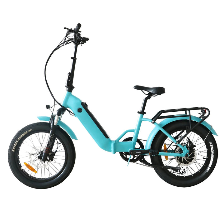 Coastal Cruiser CC Folding 750w Step Thru Ebike 20x3 Fat Tire Folding Electric Bike - Folding Ebike - eBike Super Shop