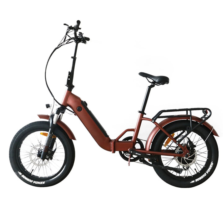 Coastal Cruiser CC Folding 750w Step Thru Ebike 20x3 Fat Tire Folding Electric Bike - Folding Ebike - eBike Super Shop