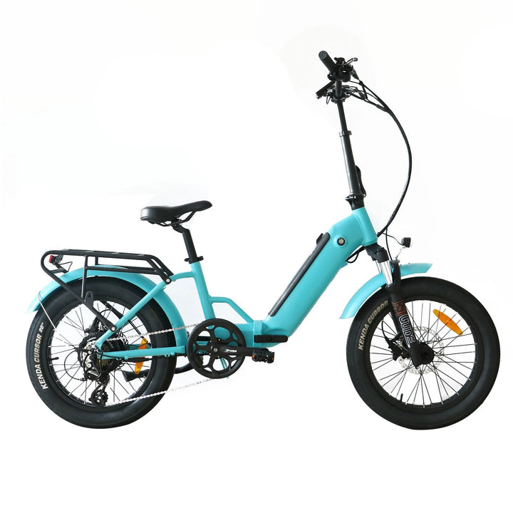 Coastal Cruiser CC Folding 750w Step Thru Ebike 20x3 Fat Tire Folding Electric Bike - Folding Ebike - eBike Super Shop