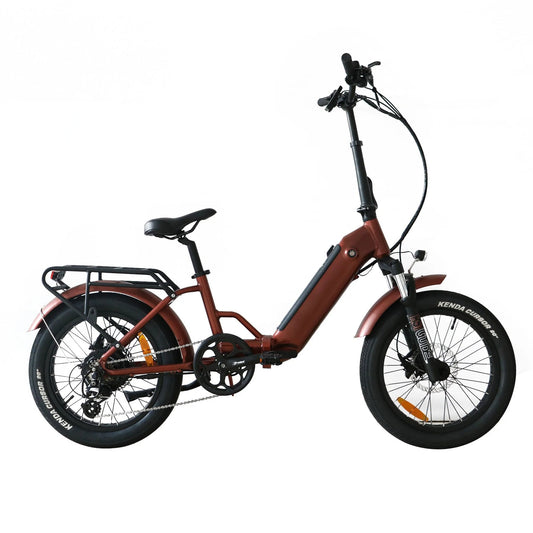 Coastal Cruiser CC Folding 750w Step Thru Ebike 20x3 Fat Tire Folding Electric Bike - Folding Ebike - eBike Super Shop