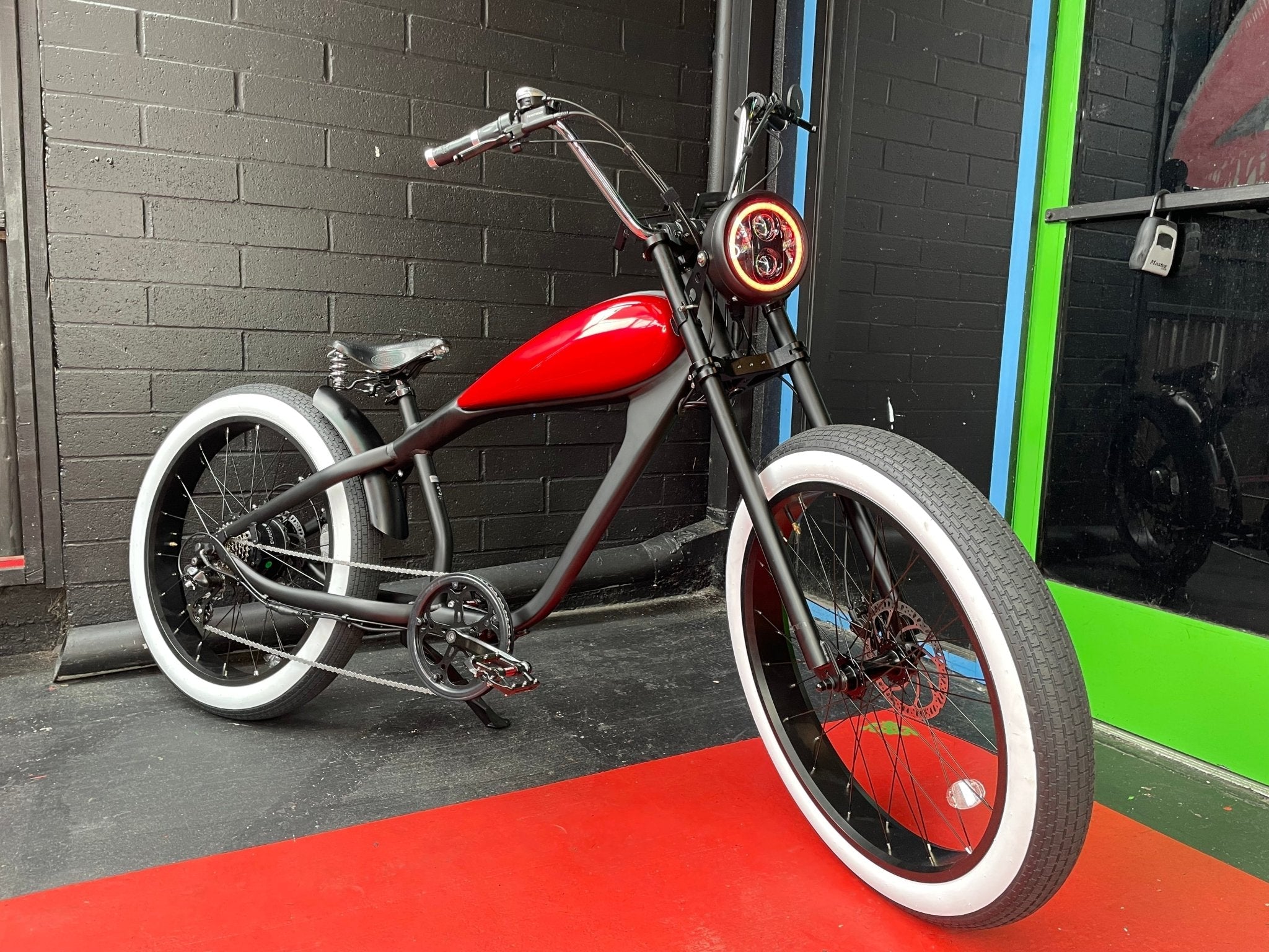 Custom Cheetah Plus Black Widow eBike – 750W Fat Tire Motorcycle ...