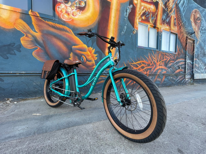 Custom Fat Tire Electric Cruiser (Step - Thru) eBike - Fat Tire eBike - ELUX|TAHOE|NOSENOSA|0840 eBike Super Shop