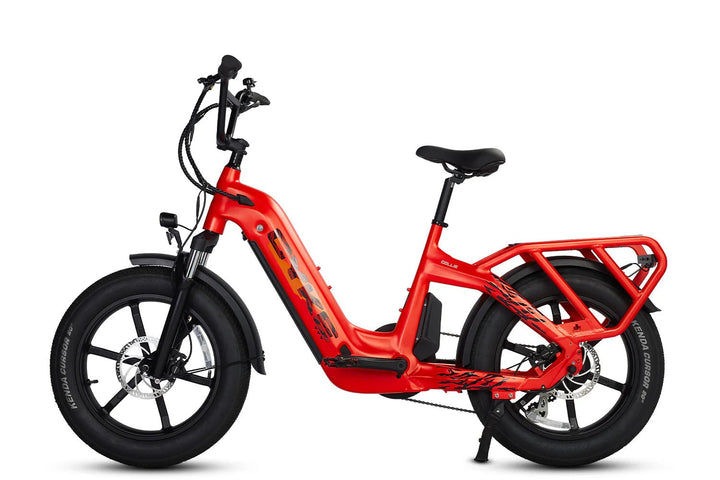 cargo electric bicycles CYKE Collie Cargo Electric Cargo eBike 750 w 20 ah 48v Mini Fat Tire Electric Cargo eBike at eBike Super Shop