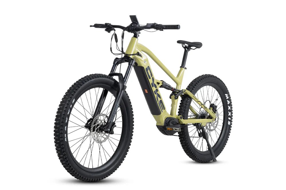 e mtb fully 750 watt 2022 eBike Cyke Falcon A - Green