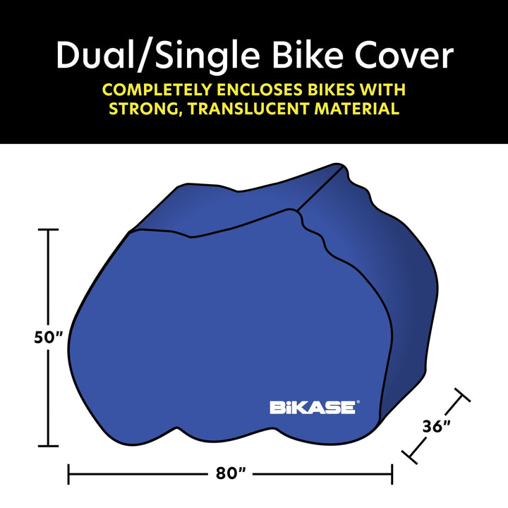 Dual or Single Ebike Cover Adjustable for 1 or 2 Bikes - eBike Super Shop