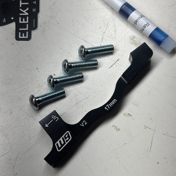 E - Moto 220mm Front Brake Rotor Adapter by Warp 9 - sku - 44825612189974 eBike Super Shop