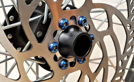 E - Moto Titanium Rotor Bolts by Warp 9 - sku - 45249855226134 eBike Super Shop