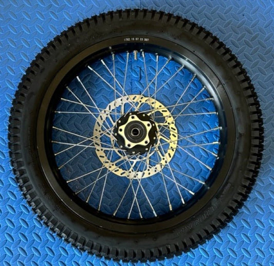 eMoto Shinko 241 Dual Sport 17" rear wheel and tire set for eMoto bikes, made for Talaria, Surron, eRide Pro V1 & V2 ** NOT FOR eRide Pro V3 **, and Throne, available at eBike Super Shop, designed for superior traction and durability on both off-road and on-road surfaces.