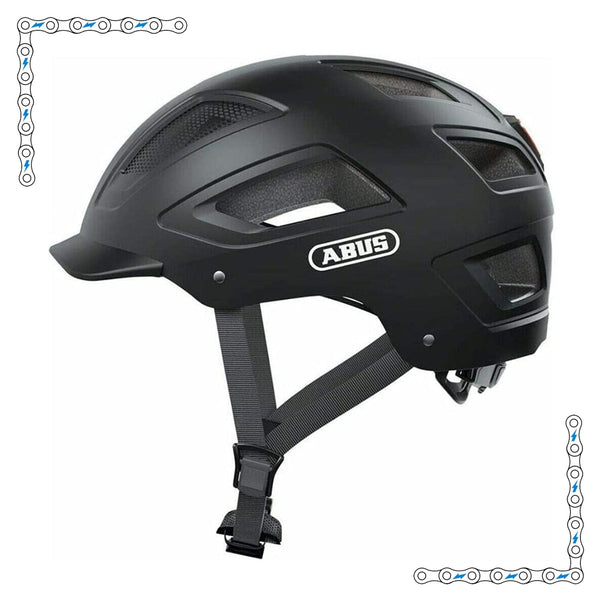 eBike Helmet - Abus Hyban 2.0 LED - Blue