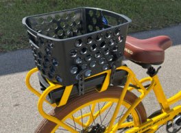 EBike Bicycle Basket, Dairyman Universal Rear Bicycle Basket, E - Bike Basket - 1055s eBike Super Shop