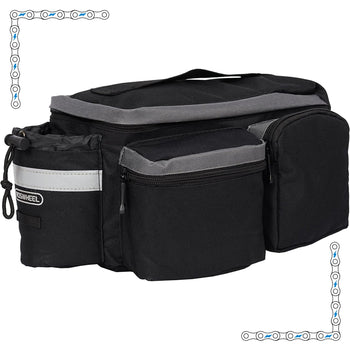 eBike Black and Grey Canvas Rear Cargo Bag for ebike - Accessories - EBIKE|ACCES|0449 eBike Super Shop
