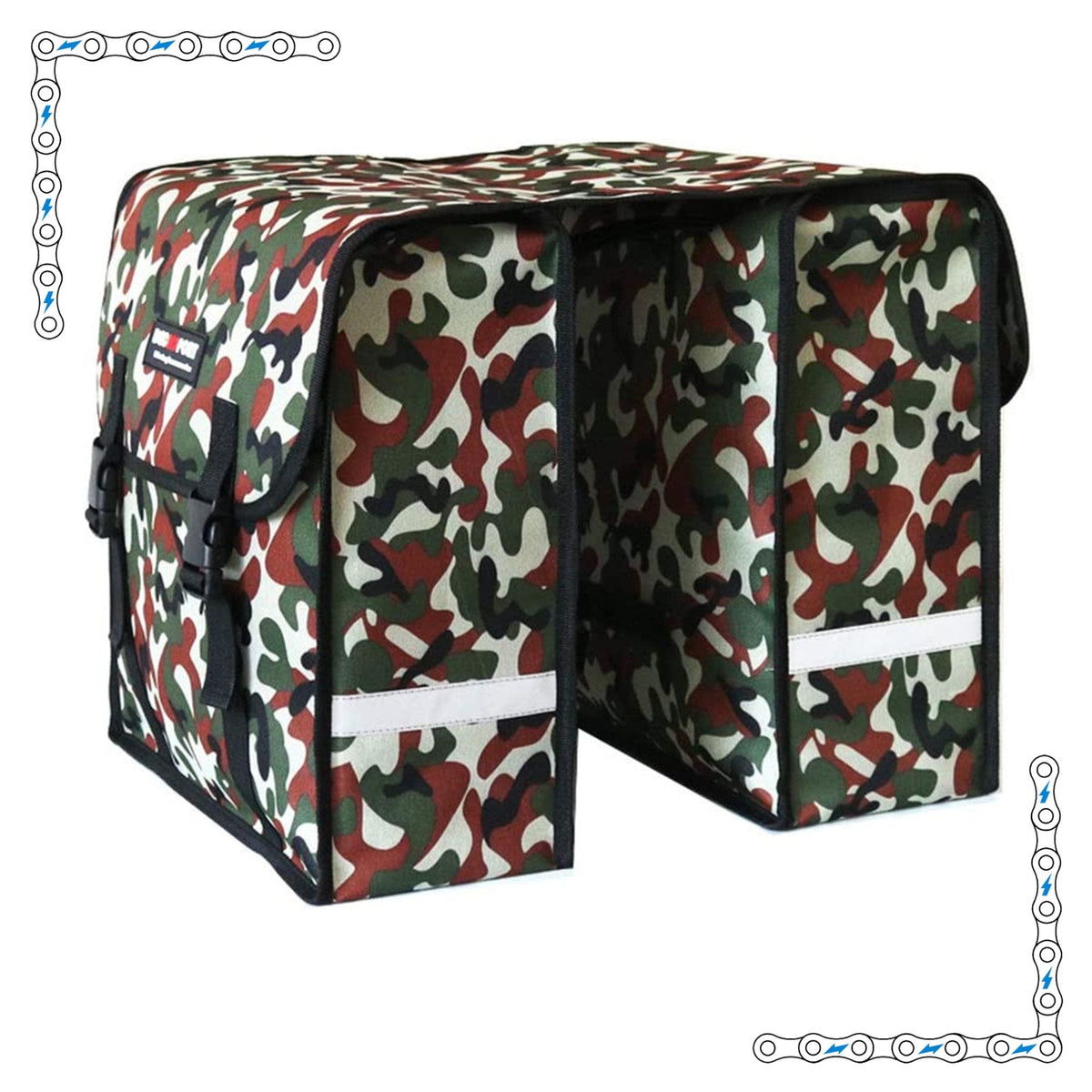 eBike Camo Canvas Saddle Bags for ebike - Accessories - EBIKE|ACCES|0443 eBike Super Shop