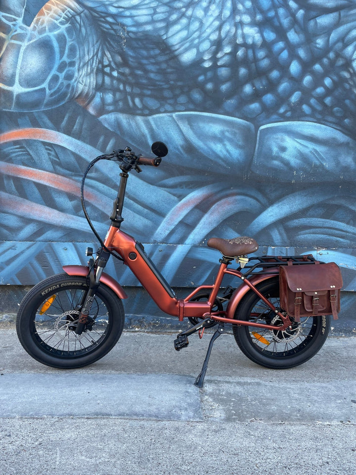 eBike Custom Folding Electric Bike - Foldable e - Bike 750 Watt - Copper - Folding eBike - COAST|FOLDI|NOSENOSA|0832 eBike Super Shop