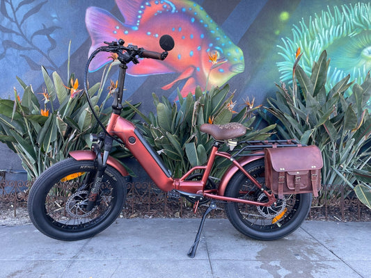 eBike Custom Folding Electric Bike - Foldable e - Bike 750 Watt - Copper - Folding eBike - COAST|FOLDI|NOSENOSA|0832 eBike Super Shop
