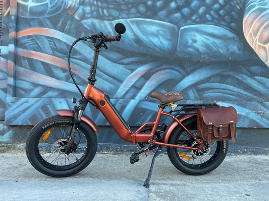 eBike Custom Folding Electric Bike - Foldable e - Bike 750 Watt - Copper - Folding Ebike - eBike Super Shop