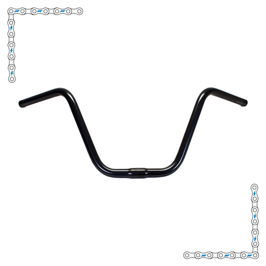 eBike Custom High Rise 9" Handle Bars for ebike - Accessories - EBIKE|ACCES|BLACK|0413 eBike Super Shop