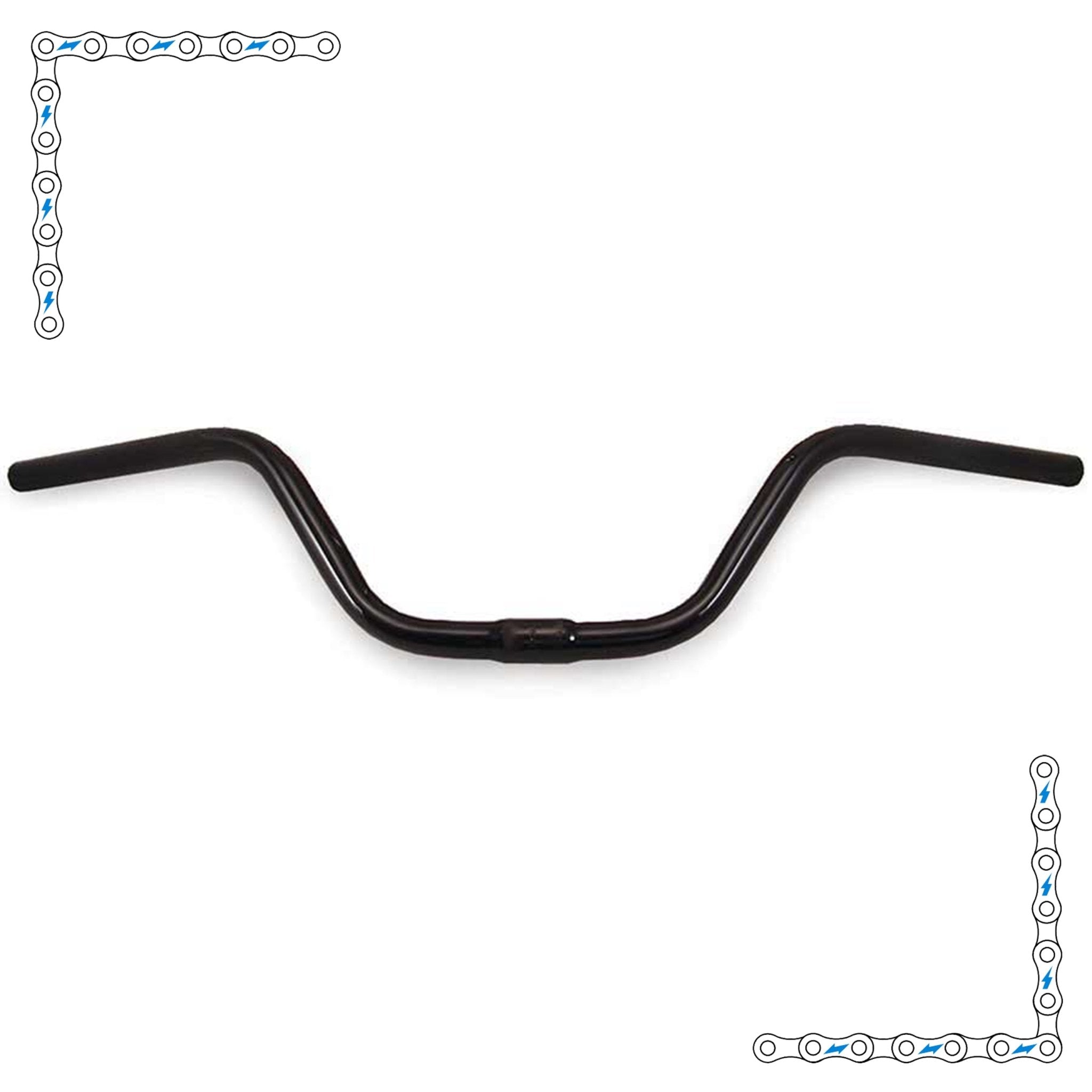 eBike Custom Mid Rise 5" Handle Bars for ebike - Accessories - EBIKE|ACCES|CHROM|0416 eBike Super Shop