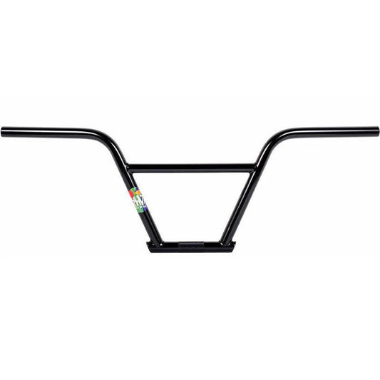 Black RANT NSIXTY 29" eBike handlebar displayed against a white background, showing its wide, slightly curved design and smooth finish.