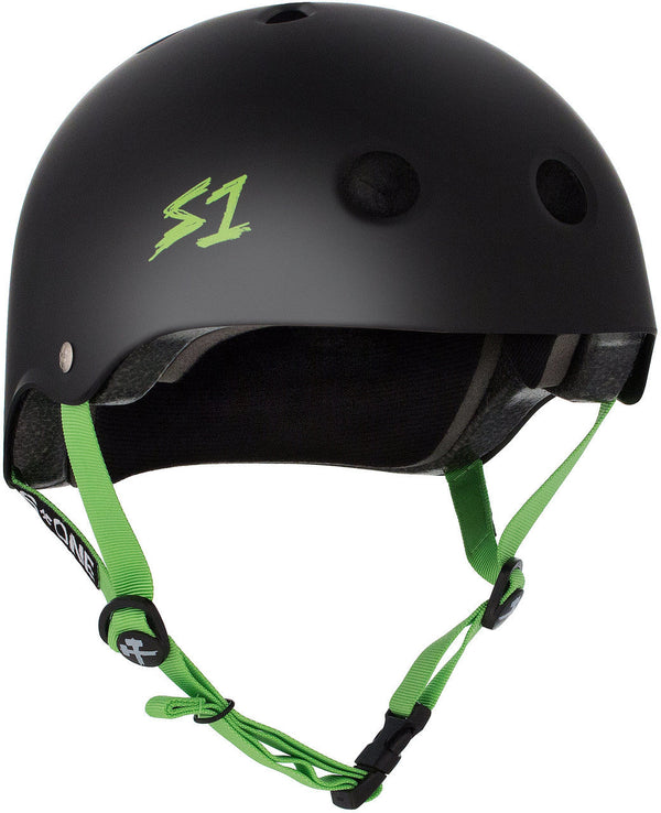eBike Helmet - S1 Lifer - Black w/ Neon Green Straps