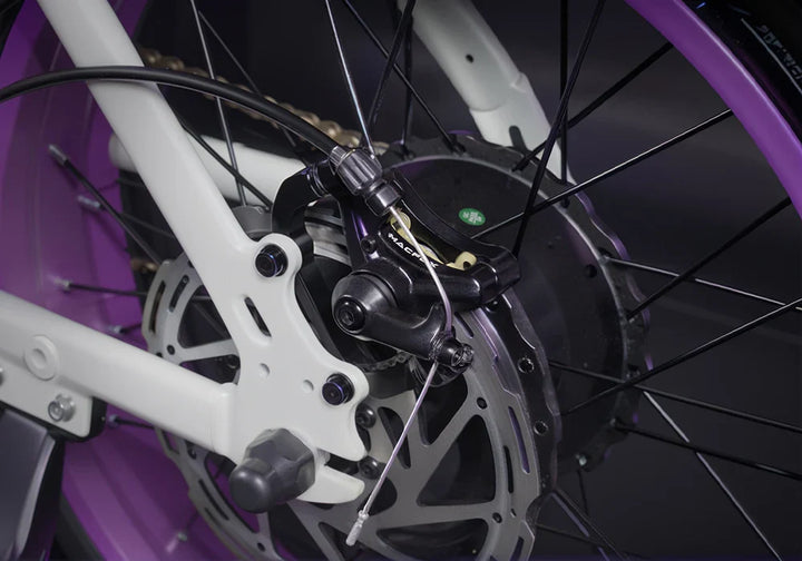 eBike Macfox X1S x Bs.zay - Purple & White - In a Box - eBike