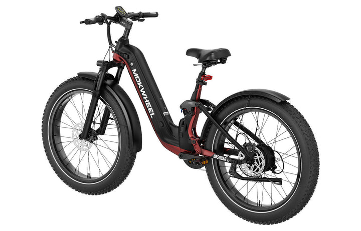 eBike Mokwheel Obsidian ST - Black & Red - eBikes - MOKWH|3038 eBike Super Shop