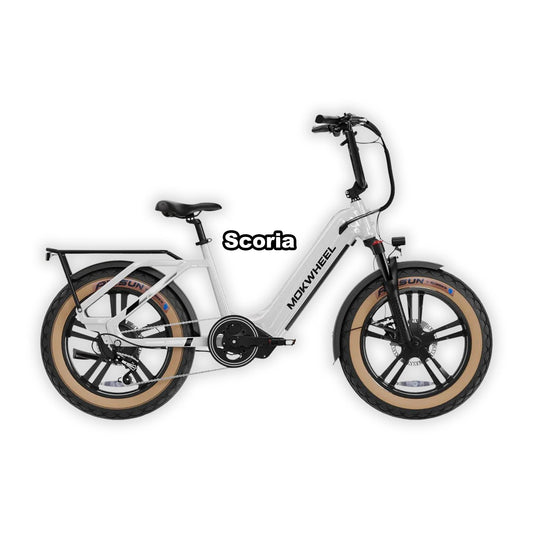 eBike Mokwheel Scoria - White - eBikes - MOKWH|3043 eBike Super Shop