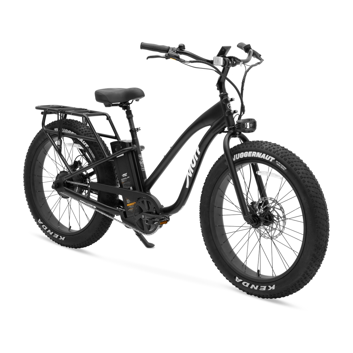 Obsidian Black Murf Alpha ST eBike side view against a white background