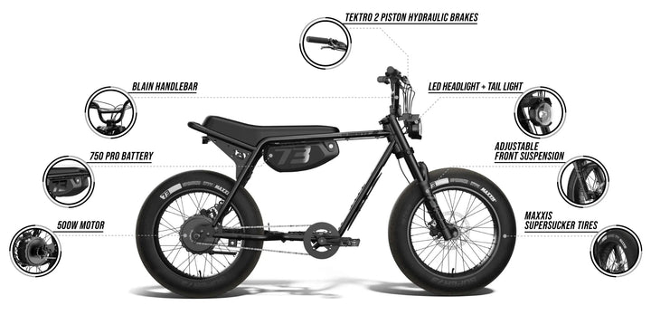 eBike Super73 ZX SE - Blackout - eBikes - SUPER|3051 eBike Super Shop