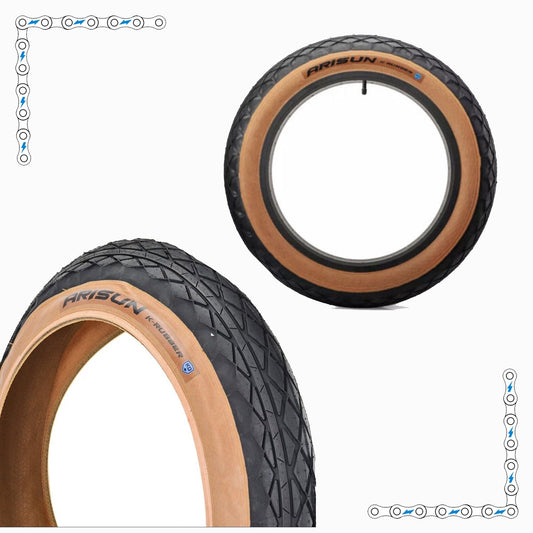 eBike Tires 20" x 4" Gum Wall Street for Fat Tire Electric Bike - Parts - EBIKE|TIRES|0496 eBike Super Shop