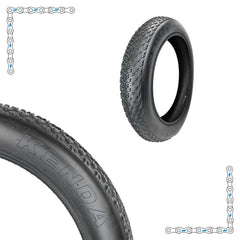 eBike Tires 24" x 4" Kenda Knobby for Fat Tire Electric Bike