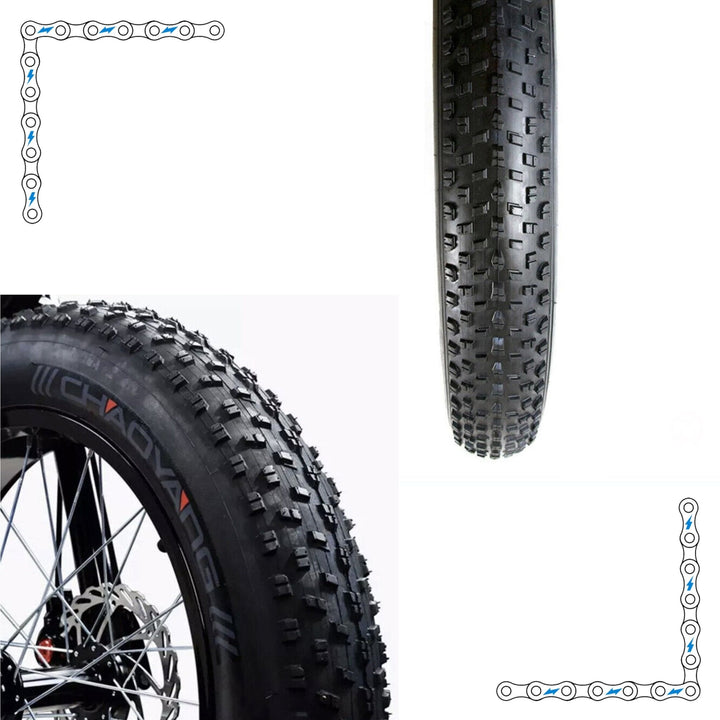 eBike Tires 26" x 4" Chao Yang Knobby for Fat Tire Electric Bike - Tires - eBike Super Shop