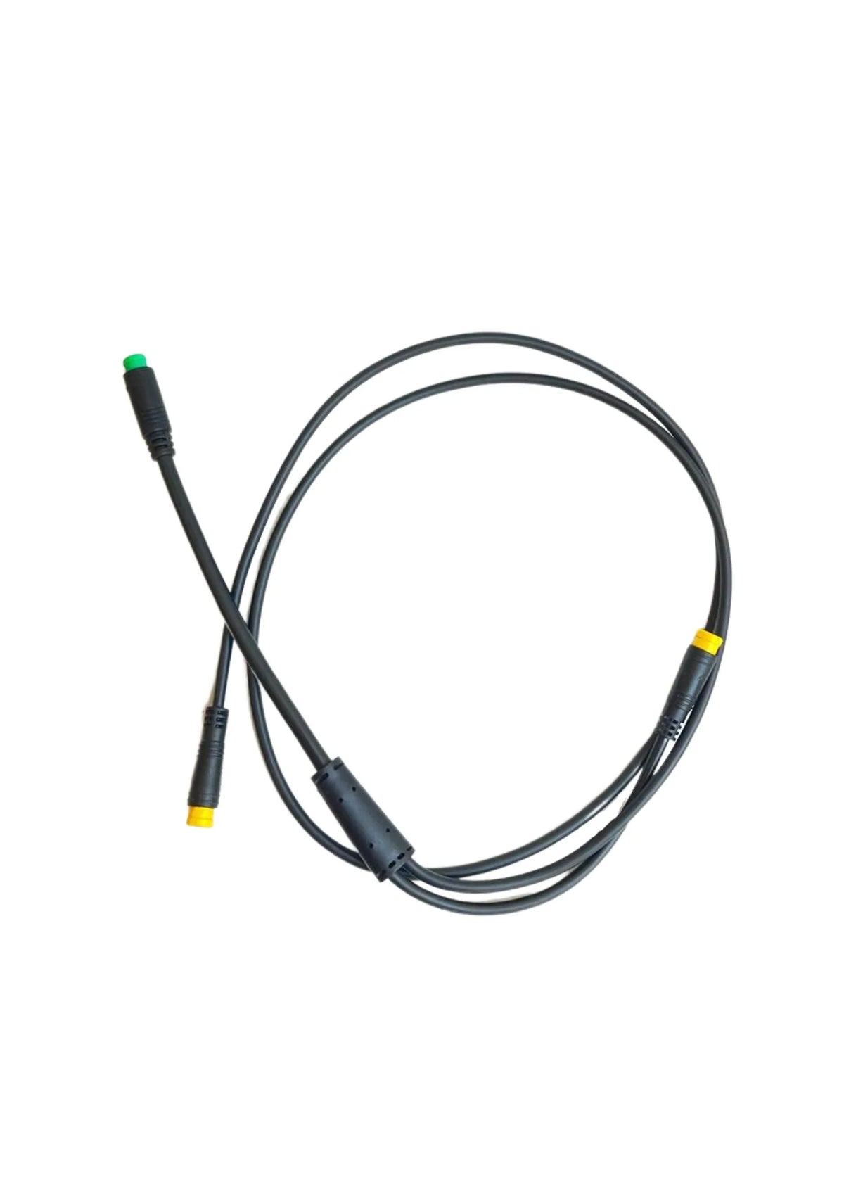 Product image of an eBike wiring harness designed for the Super73 ZX and ZXE, showing the display wiring harness with connectors and cables arranged on a white background.