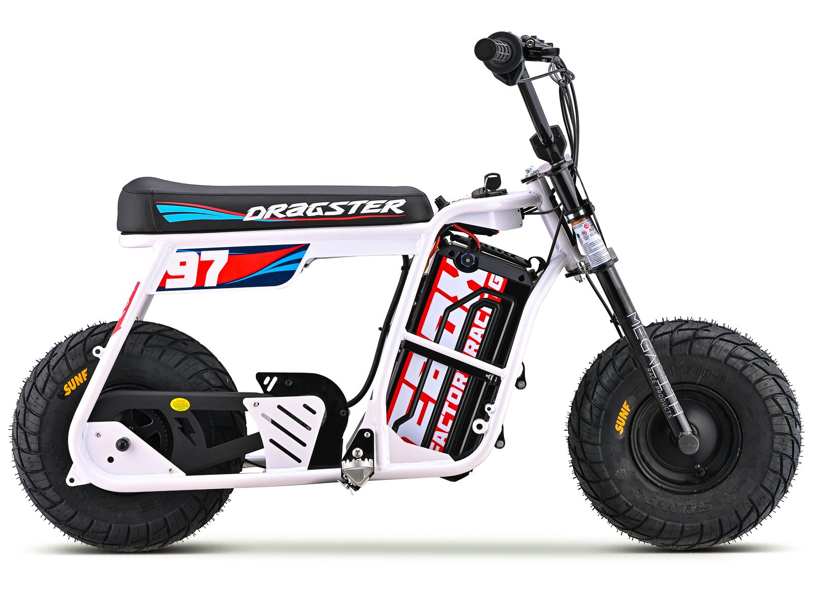 STOMP EBOX Dragster 2000 w Micro Ebike 16x4 Fat Tire Electric Pit Bike ...
