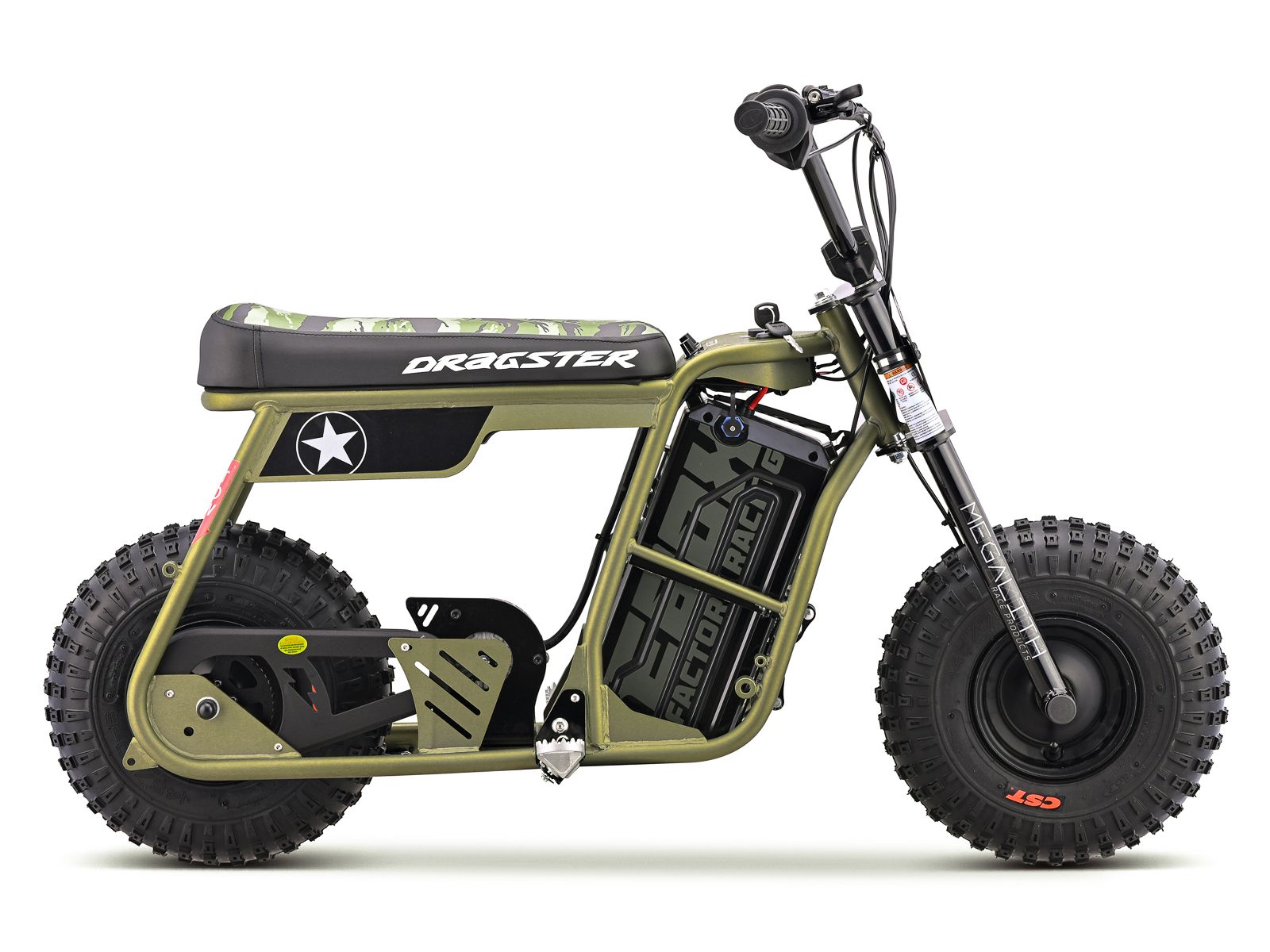 STOMP EBOX Dragster 2000 w Micro Ebike 16x4 Fat Tire Electric Pit Bike ...