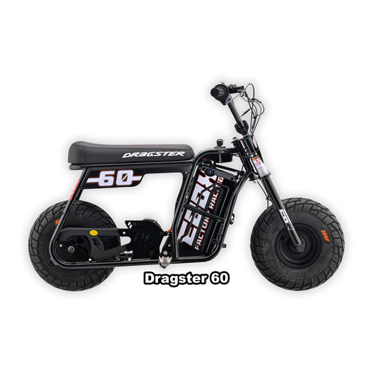 eMOTO Stomp Ebox Dragster 60 - Black - Available for Shipping
