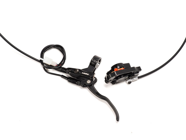 EBOX Rear (Left) brake system - Hydraulic brake lever and caliper - Full Rear Brake System for EBOX and Dragster models - UPGRADED VERSION - IN STOCK NOW - EBIKE|2389 eBike Super Shop